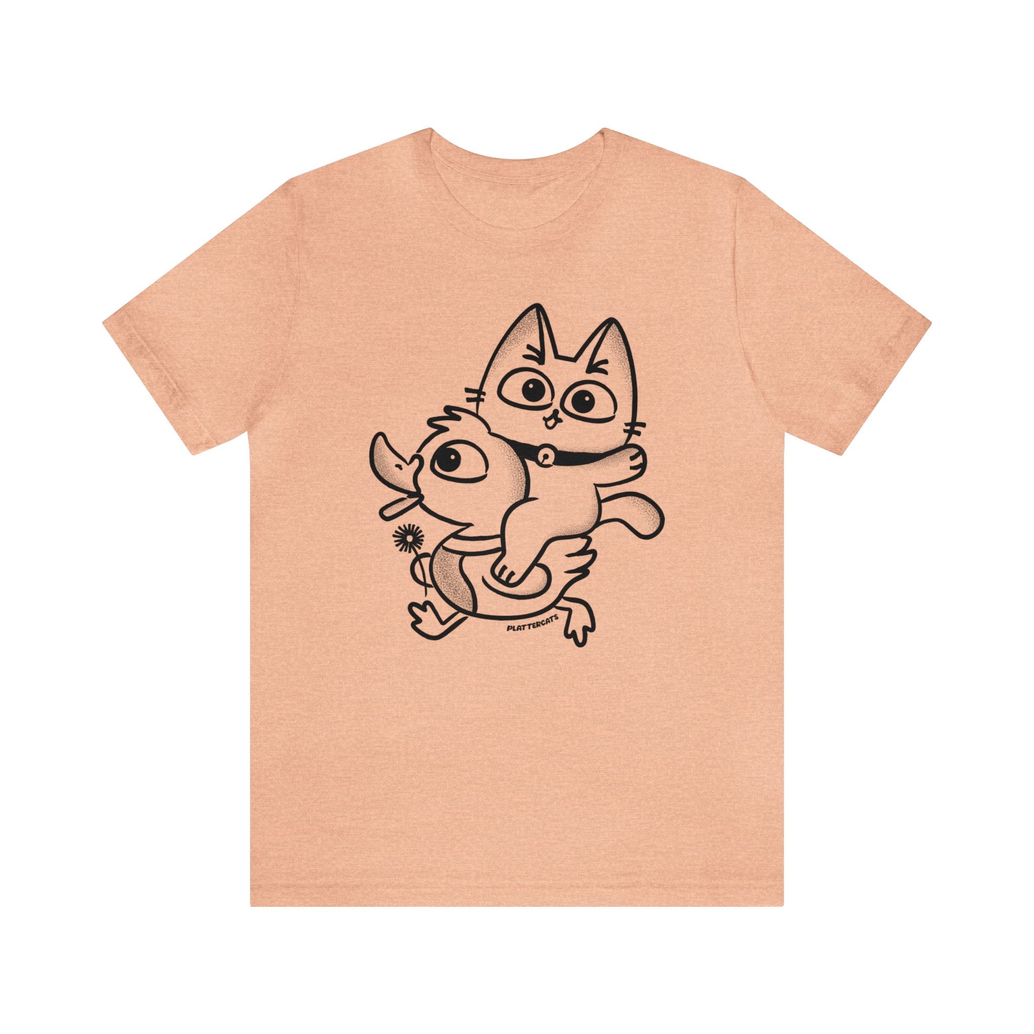 Duck Rider Cat - Cute Cat Shirt - PlatterCats Creative