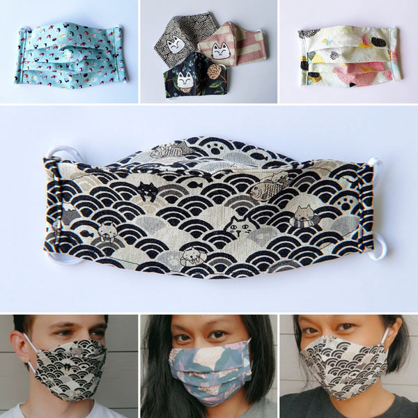 Fitted, Pleated, Origami - Handmade Face Mask Comparison