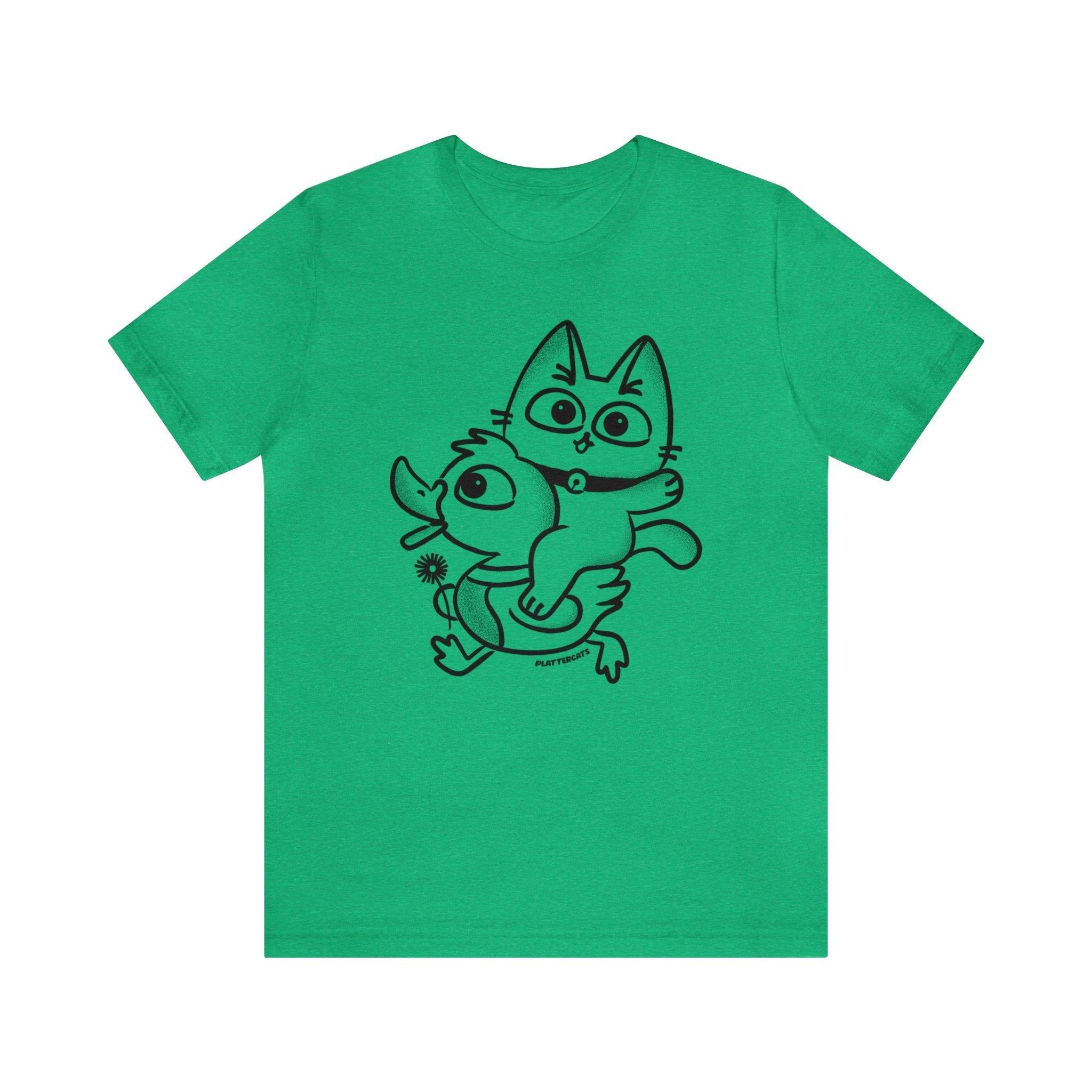 Duck Rider Cat - Cute Cat Shirt - PlatterCats Creative