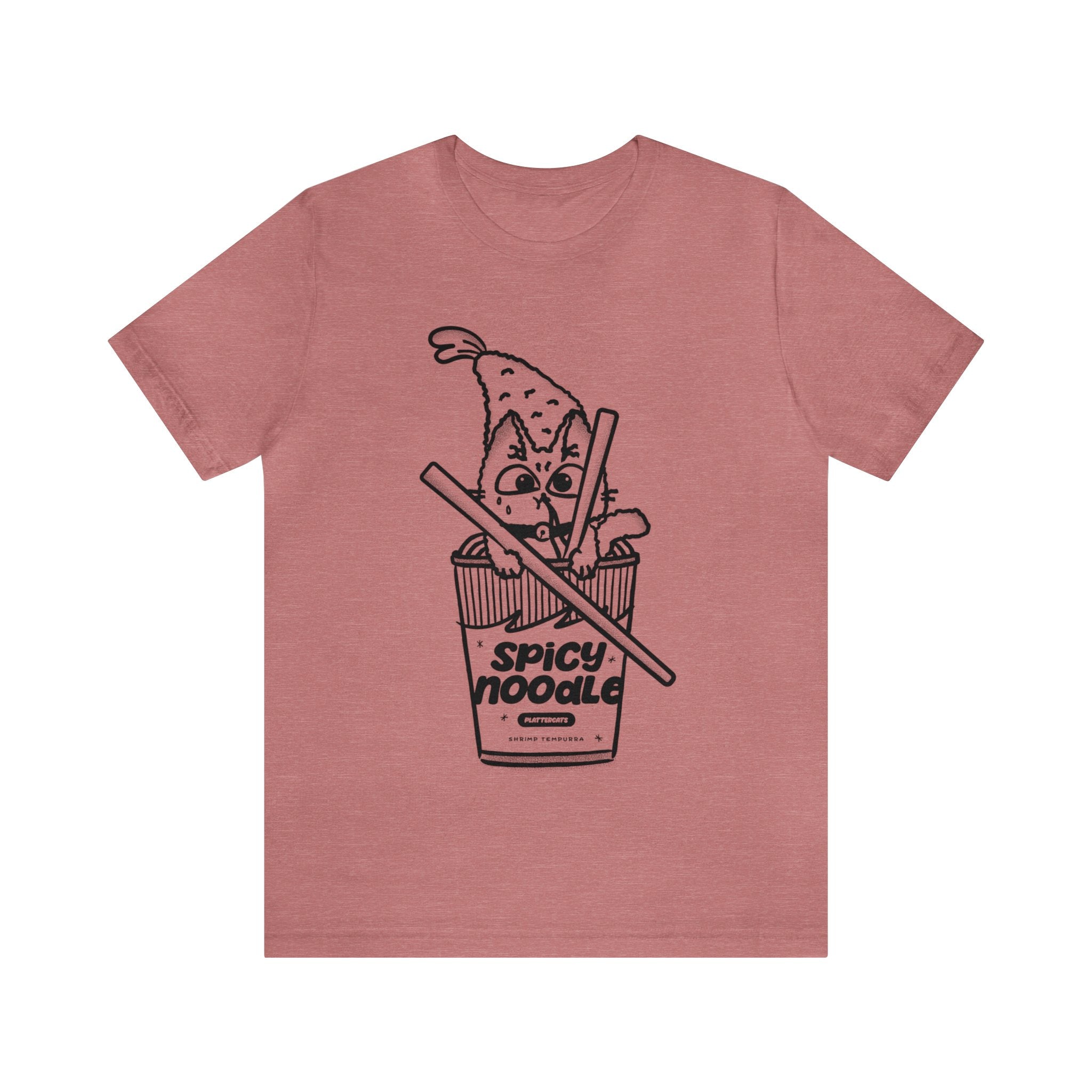 Spicy Noodle Cat - Cute Cat Shirt - PlatterCats Creative